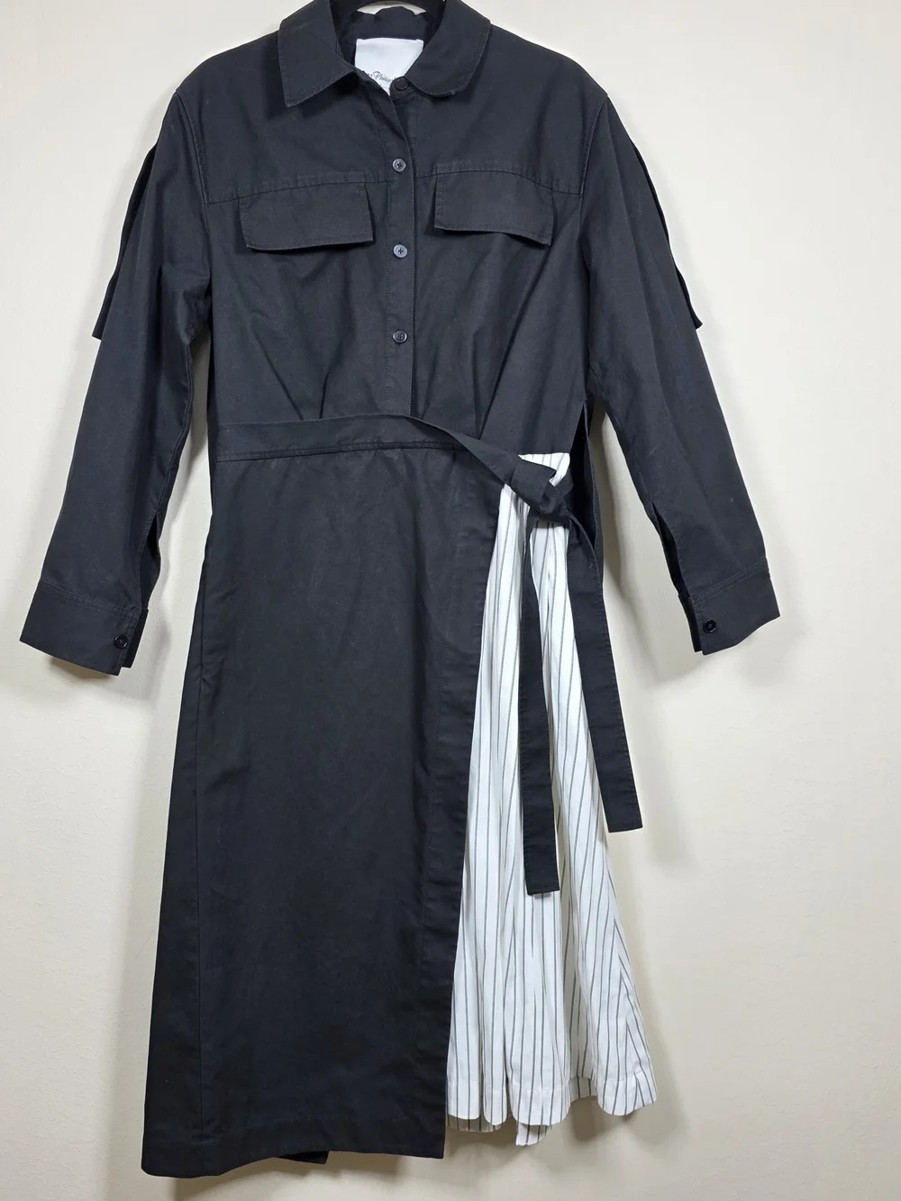 3.1 PHILLIP LIM WRAP SHIRT DRESS SIZE 6 MSRP $750 - Picture 4 of 13